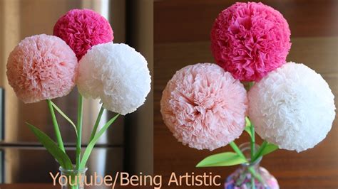 Tissue Paper Flowers Making Step By | Best Flower Site