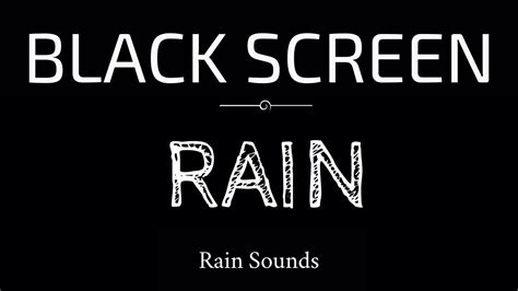 RAIN Sounds for Sleeping | Sleep and Relaxation | Nature Sounds | Dark ...