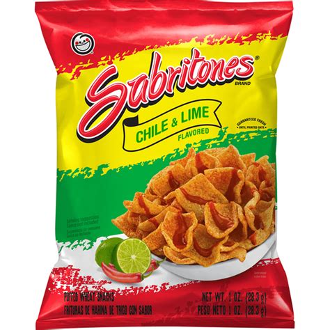 Frito-Lay SABRITONES Puffed Wheat Snacks, Chile & Lime Flavored (1 oz) Delivery or Pickup Near ...