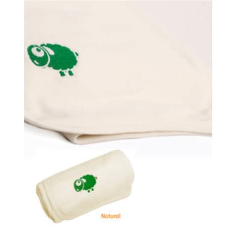 Review: Little Green Sheep Receiving Blanket