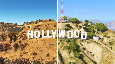 GTA 5 vs GOOGLE Earth #1 | Los Santos and Los Angeles Comparison | แผนที่ gta v - Future User