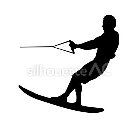 water skiing 113132 - Free Download - silhouetteAC