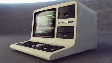 ArtStation - Tandy TRS-80 Model 4