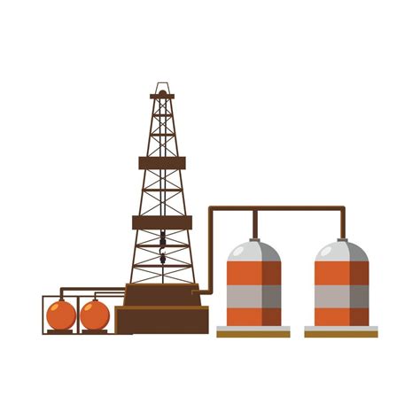 Refinery icon, cartoon style 14589258 Vector Art at Vecteezy