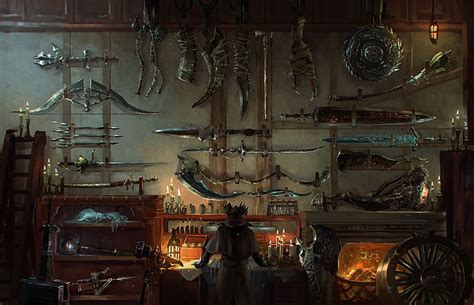 HD wallpaper: weapons, sword, workshop, bloodborne | Wallpaper Flare