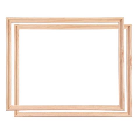 2 WOODEN CANVAS FLOATER FRAMES | 30x40cm | shadow box for stretched canves | eBay