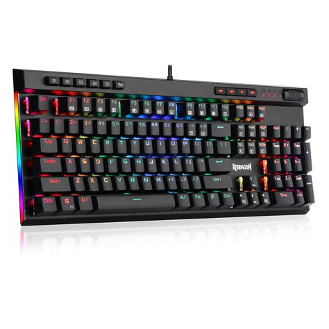 Redragon K580-PRO RGB Backlit Mechanical Gaming Keyboard 104 Keys Anti ...