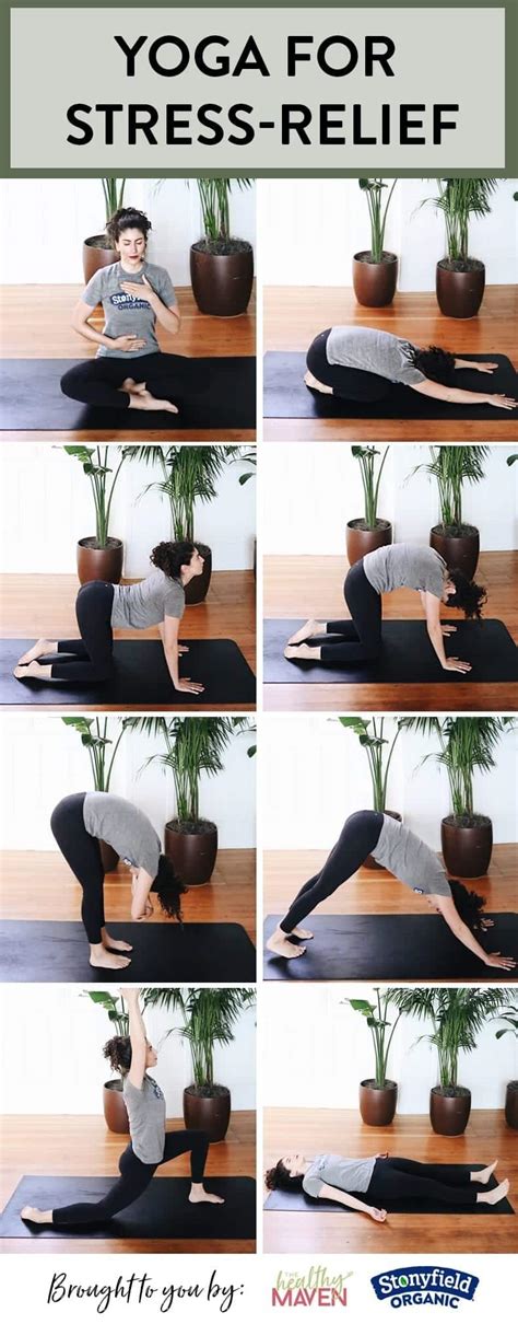 7 Yoga Poses for Stress Relief - The Healthy Maven