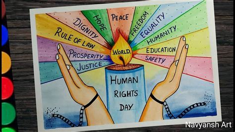 How To Draw Human Rights Day Poster – Otosection