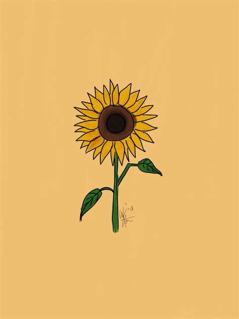 Flower #sunflower #art #artist #aesthetic | my art. in 2019 | Sfondi floreali, Sfondi, Sfondi ...