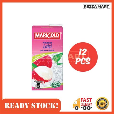 MARIGOLD ASIAN FRUIT DRINK LYCHEE / LAICI [12 X 1L] | Shopee Malaysia