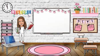 Bitmoji Classroom Template by Math and Glitter | TPT