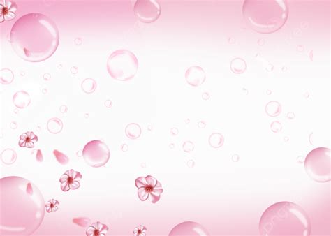 Pink Bubble Simple Plant Flower Background, Desktop Wallpaper, Pink, Bubble Background Image And ...