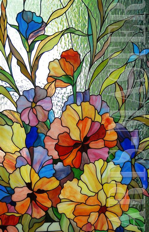 #GlassArtSculpturePaintings Post:3727050042 | Stained glass flowers ...