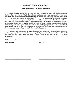 Contract Rider Template - Fill Online, Printable, Fillable, Blank | pdfFiller