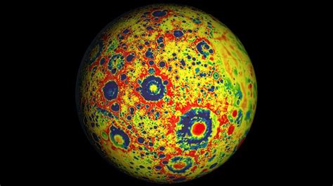 A gravity map of the Moon / Boing Boing