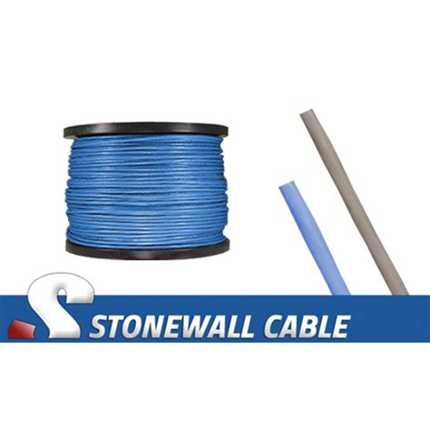 Cat6 Shielded 4 Pair PVC Solid Bulk - Stonewall Cable