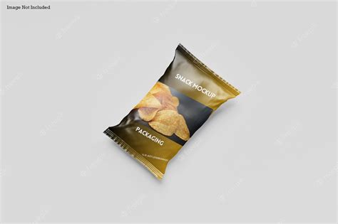 Premium PSD | Packaging snack mockup