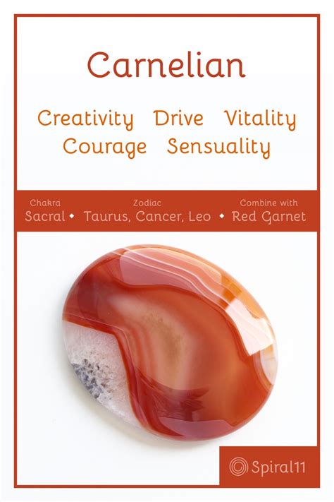 Carnelian: Meaning, Metaphysical & Healing Properties | Spiral11