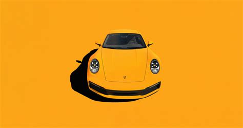 Porsche 911 Minimal Wallpaper, HD Minimalist 4K Wallpapers, Images and Background - Wallpapers Den