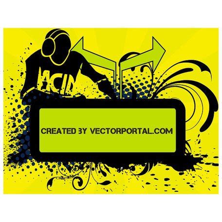 DJ PARTY VECTOR ARTWORK.eps Vector for Free Download | FreeImages