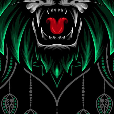 Green Lion on Behance