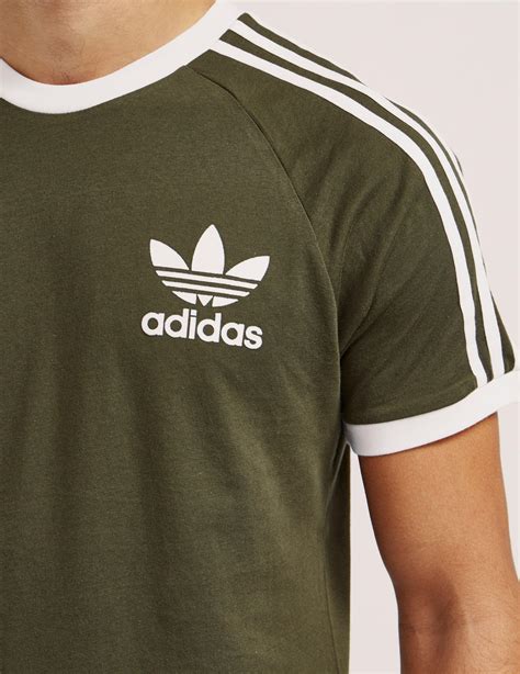 adidas Originals Cotton California Short Sleeve T-shirt in Green for Men - Lyst