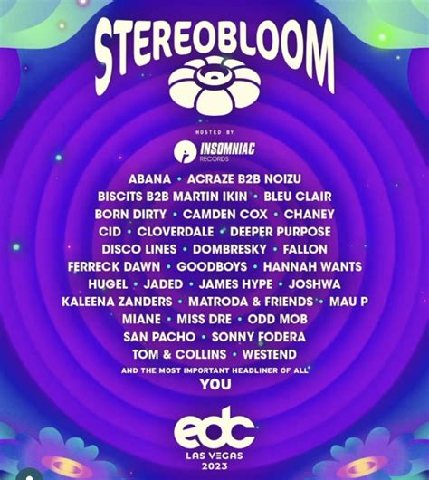 Insomniac reveals individual stage lineups for EDC 2023 – Electronic Vegas