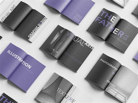 Reference book of graphic design on Behance