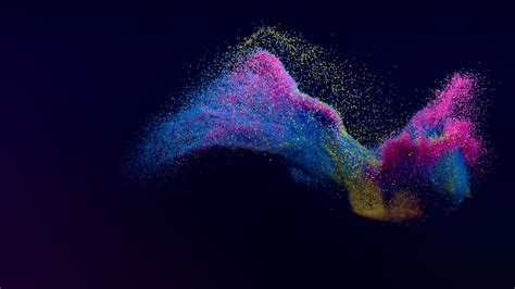 Flying Colorful Particles Wallpapers | HD Wallpapers | ID #28639