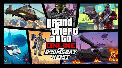 Grand Theft Auto 5 Online The Doomsday Heist DLC UHD 4K Wallpaper | Pixelz