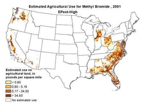 2001 Pesticide Use Maps