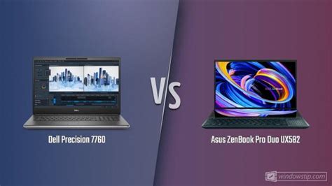 Dell Precision 7760 vs. Asus ZenBook Pro Duo UX582: Which is better?