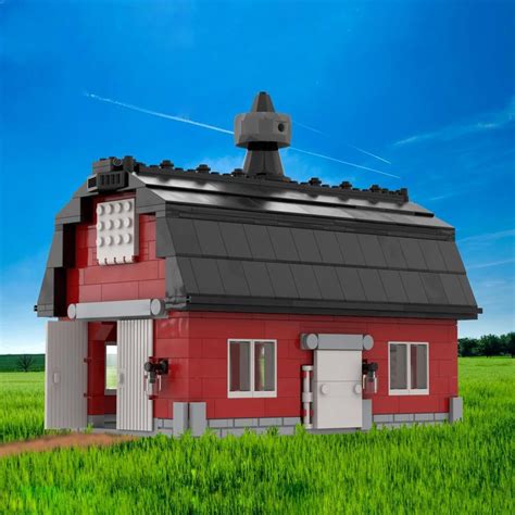 LEGO MOC Red Barn Minifigure Scale by Galaxy12_Imports | Rebrickable ...