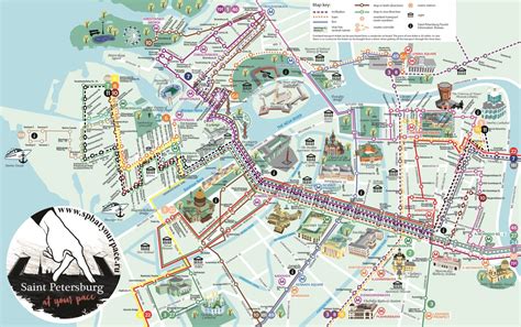 Essential tourist maps of St. Petersburg (PDF and JPG)