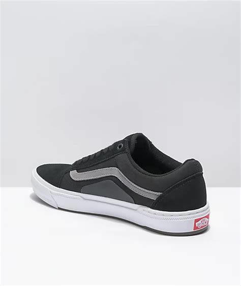 Vans Old Skool Pro BMX Black, Grey & White Shoes