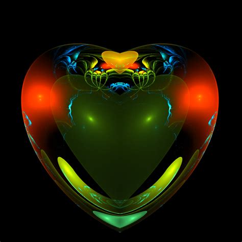 My heart fractal II by luisbc on DeviantArt