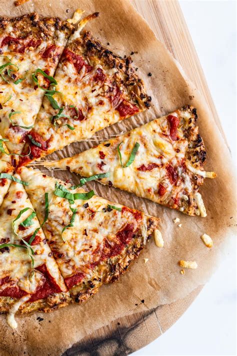 The BEST Cauliflower Pizza Crust - Eating Bird Food