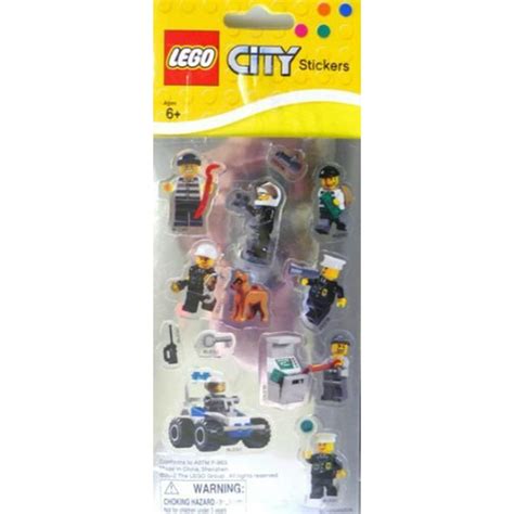 Lego CITY Stickers: 2 Packages of 24 Stickers Each (48 total) - Walmart.com - Walmart.com