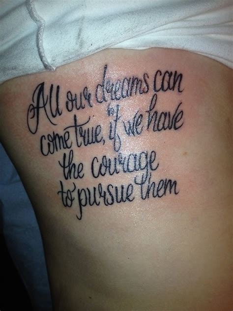 20+ Best Quote Tattoos Inspired From Walt Disney Movies | EntertainmentMesh