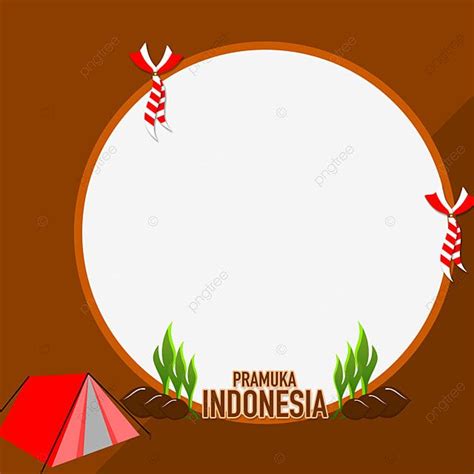 Pramuka Indonesia PNG Transparent, Pramuka Indonesia Social Media Frame ...