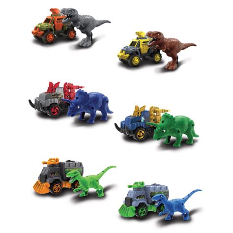 Road Rippers Snap 'n Play Dinos vs. Trucks - 6 20070 Assorted 1Pc Online at Best Price | Boys ...