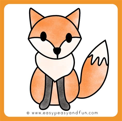 Cute Baby Fox Drawing Easy : Cute baby fox drawing at paintingvalley #17054304 how to draw a ...