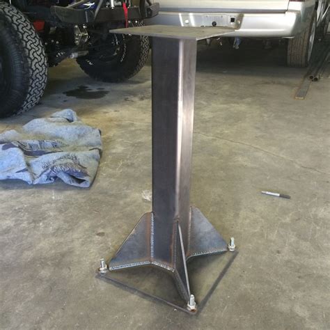 Vice stand | Welding projects, Metal fabrication tools, Welding table