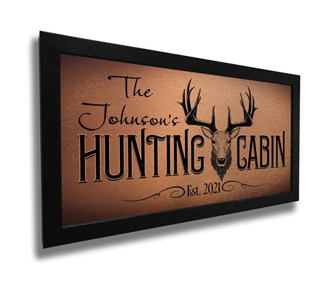 Personalized Hunting Cabin Sign | Hunting Cabin Decor | Hunting Cabin