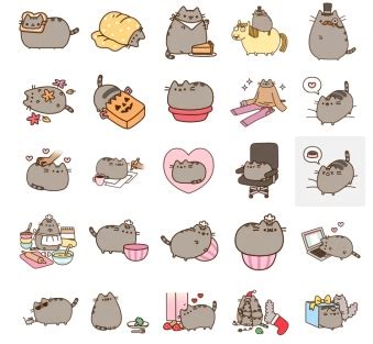 Pusheen Cat New Stickers Telegram | Anime Movie