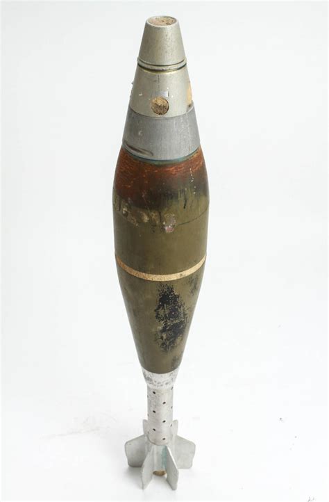 Sold Price: Militaria 81mm Mortar Round - Invalid date EDT