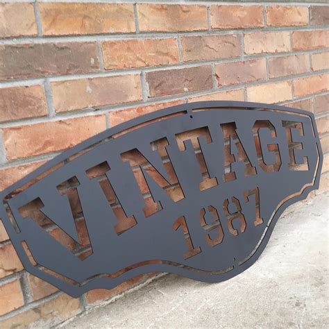 Vintage Metal Sign, Custom Metal Sign, Pesonalized – Maker Table