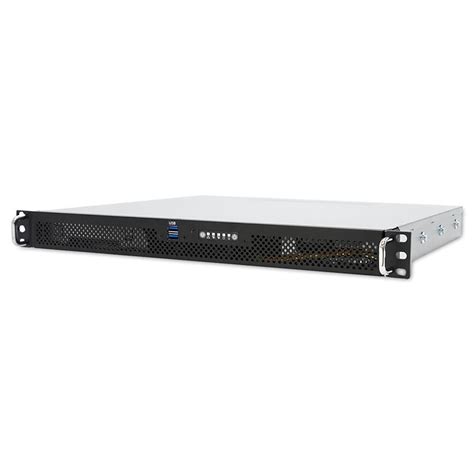 1U Short Rugged Rackmount Chassis 2 x 3.5" ,2x2.5" Internal (250 Watt PSU Inc.) - Server Case