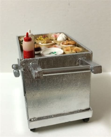 Miniature dim sum cart - Erin's Miniatures